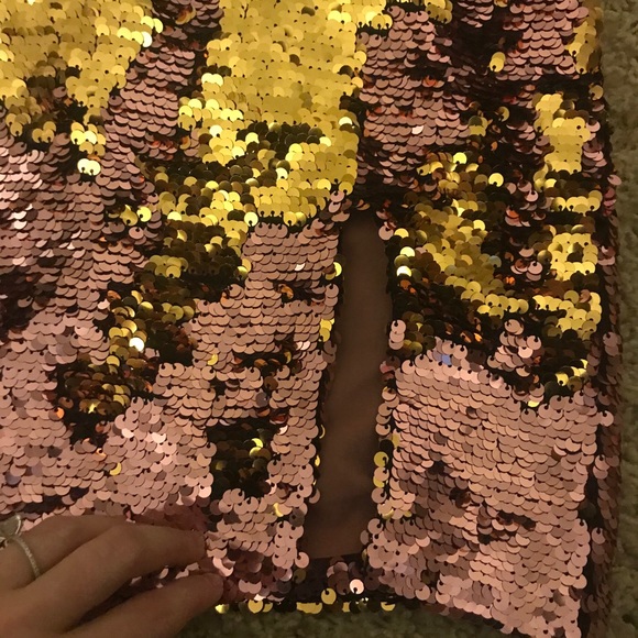 For Love and Lemons pink sequin dress - Picture 4 of 5